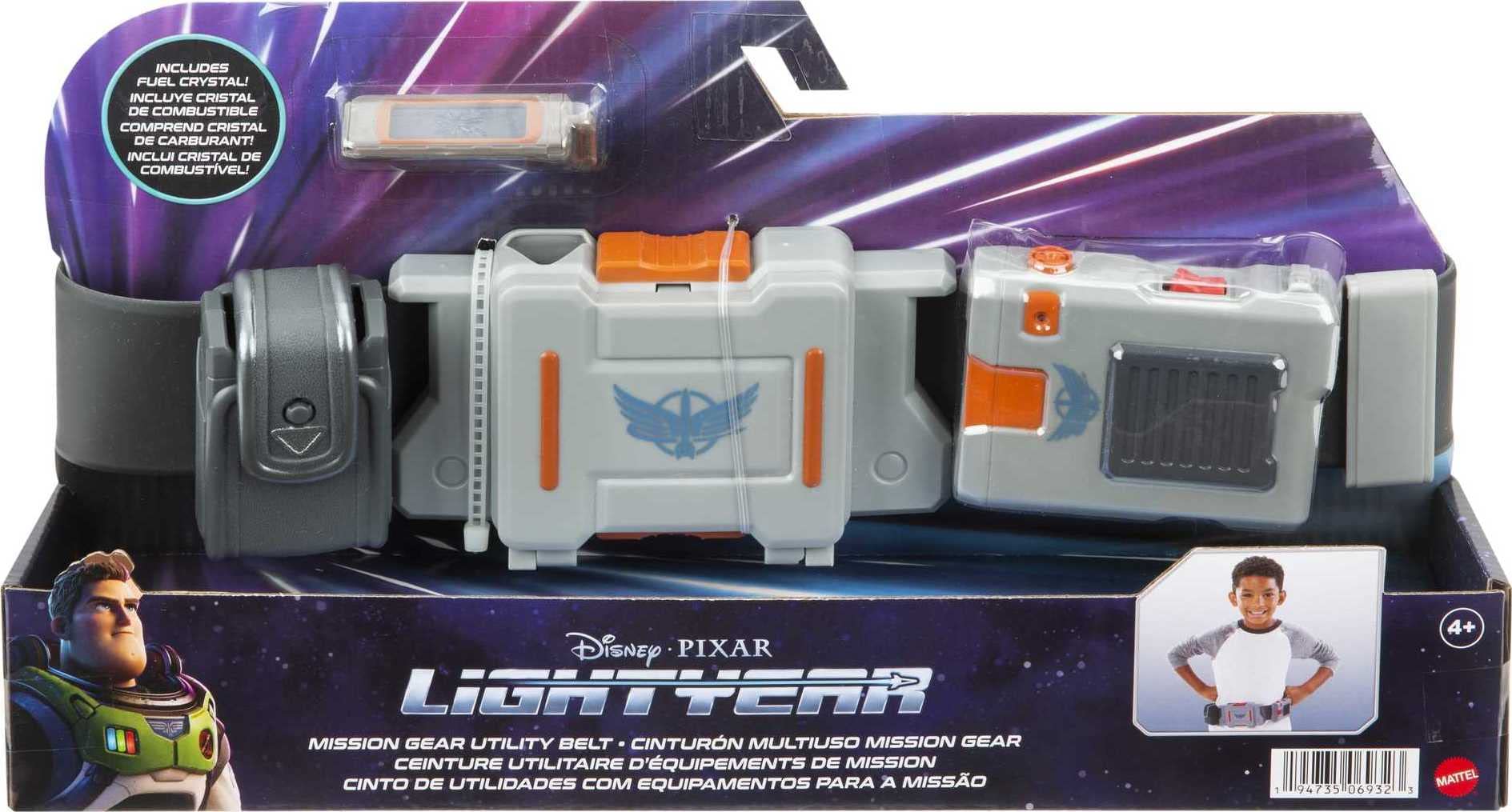 Mattel Lightyear Utility Belt accessories paired with Space Ranger Visor