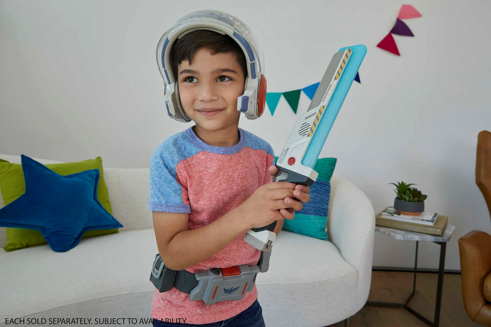 Mattel Lightyear Utility Belt communicator removable for realistic Star Command reports
