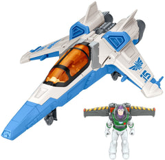 Mattel Lightyear XL-15 spaceship front view for immersive space play