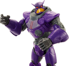 Mattel Lightyear Zurg large-scale figure, side view for dynamic poses and storytelling.