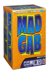 Mattel Mad Gab puzzle cards deliver fast, fun brain-teasers for lively group play and laughs