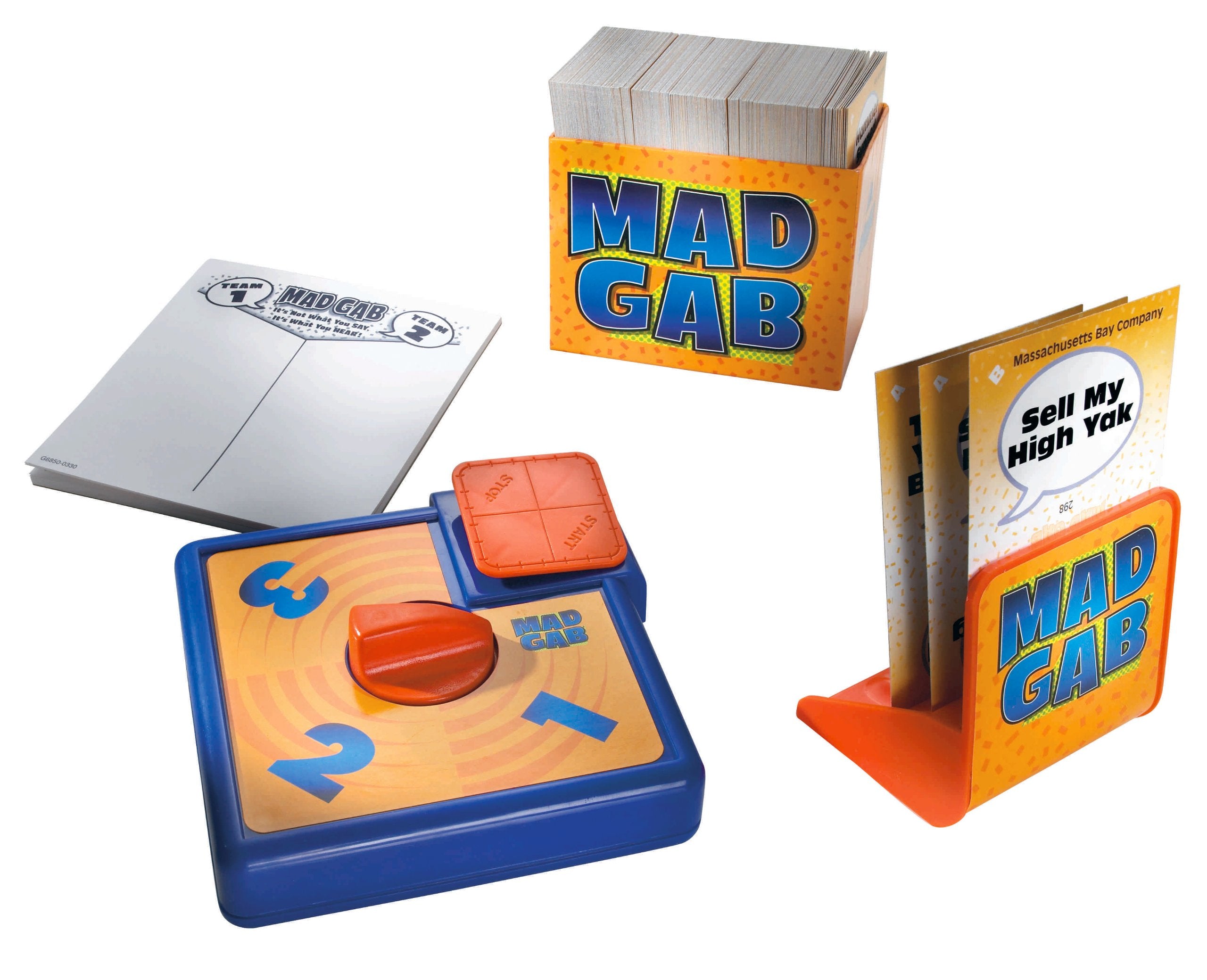 Mattel Mad Gab timer unit keeps rounds on track for fast-paced play