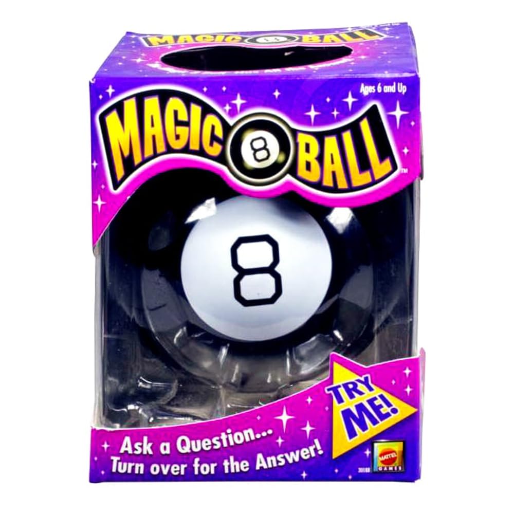 Mattel Magic 8 Ball Pack 3 front view for playful decision making.