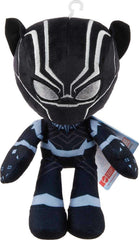 Mattel Black Panther plush textured fabric designed for soft, cozy hugs.