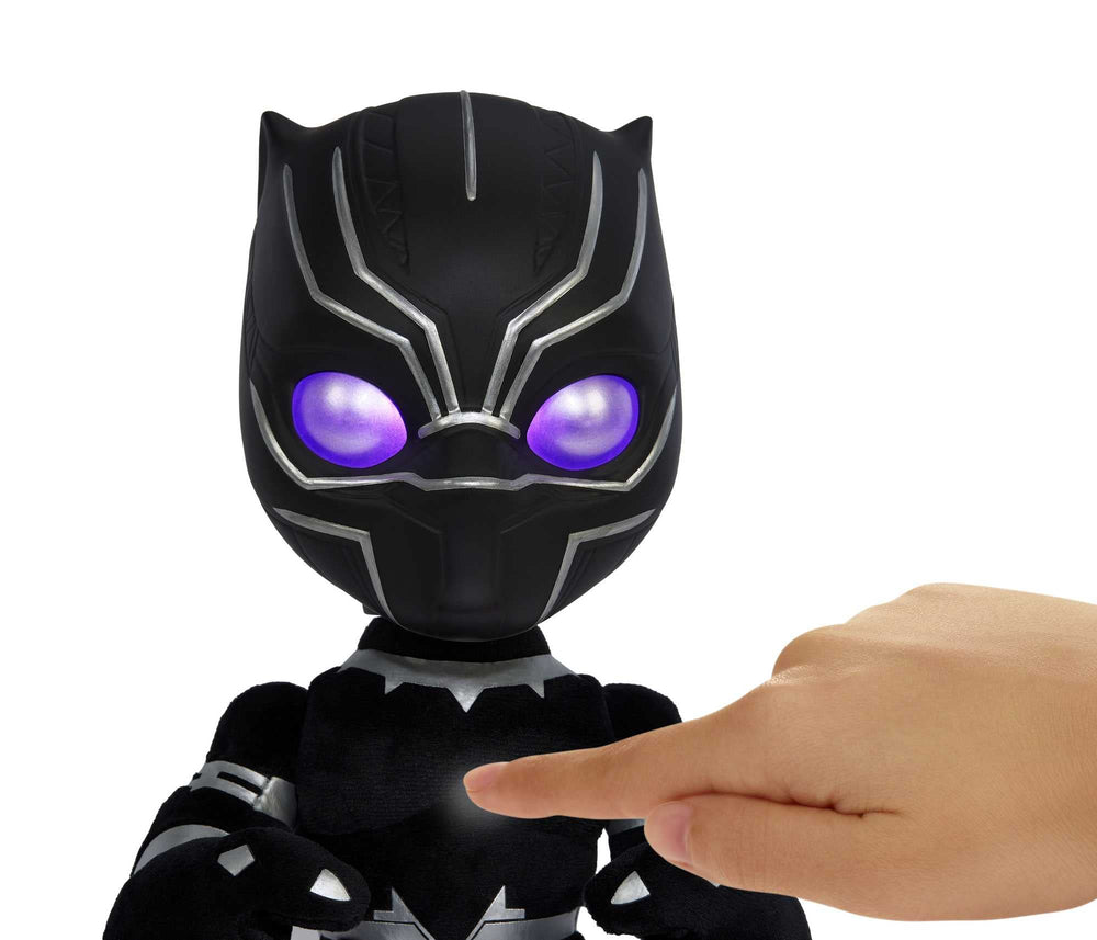 Mattel Marvel Black Panther plush soft body and molded head for safe play