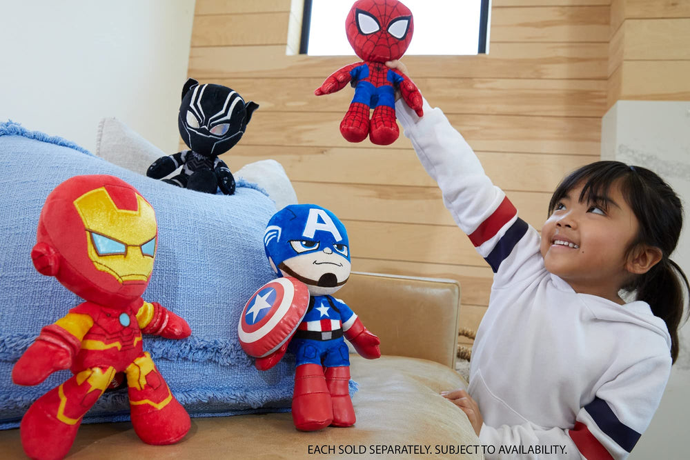 Mattel Marvel Ironman plush figure back view highlighting suit details