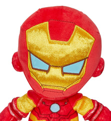 Mattel Marvel Ironman plush figure side view ready for adventures and cuddles