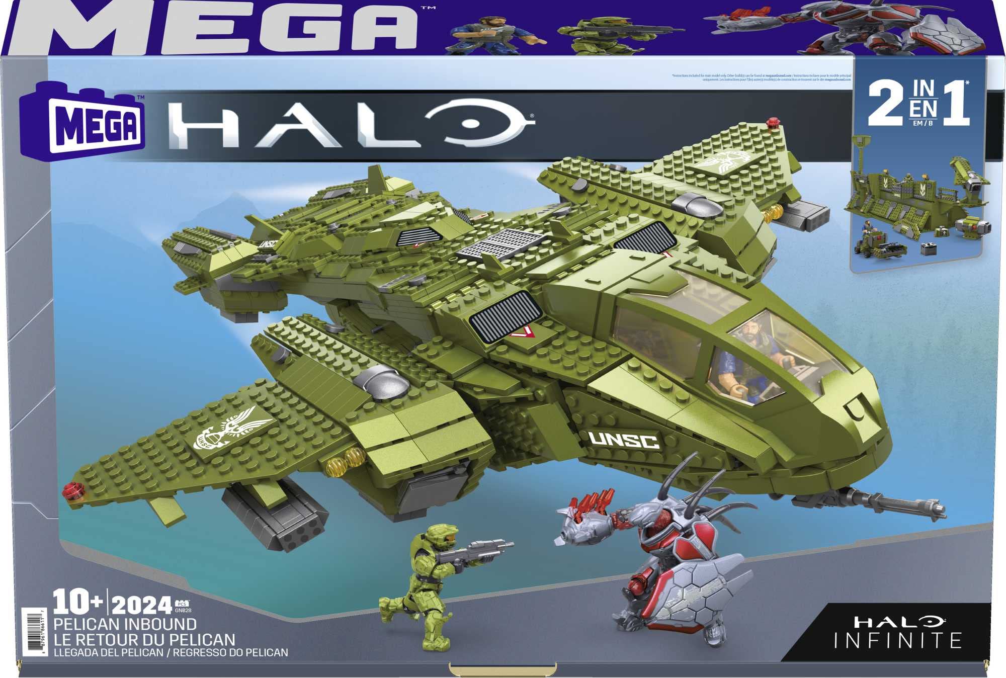 Mattel MEGA Halo space rocket expands mission options