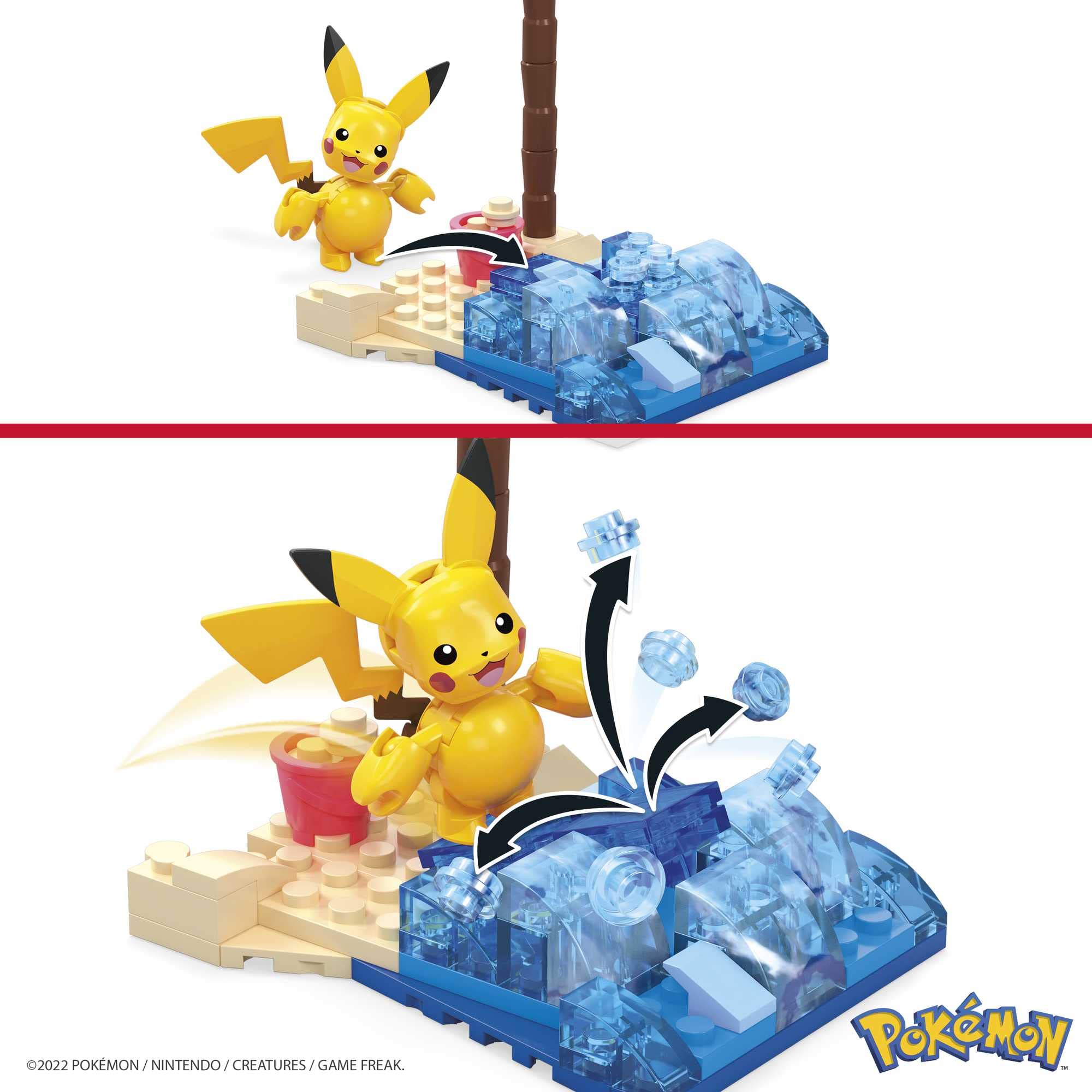 Mattel Mega Pokemon expanded-world setup encourages storytelling and role-play