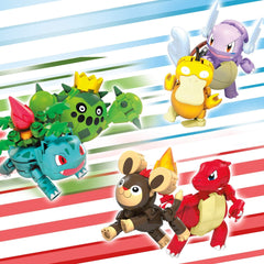 Mattel Mega Pokémon Ivysaur poseable figure ideal for creative build-and-play sessions.