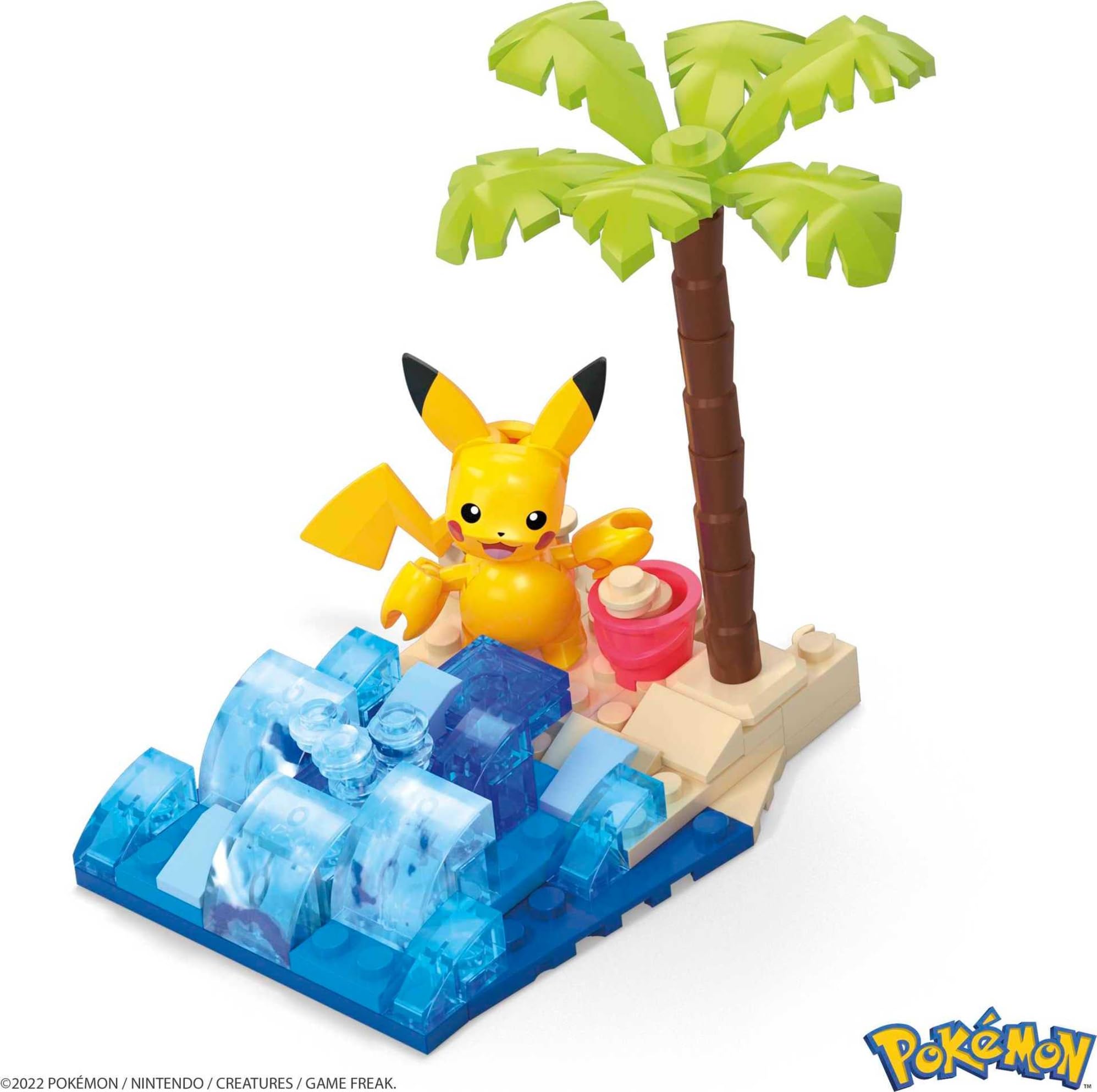 Mattel Mega Pokemon Pikachu poseable figure ready for action poses