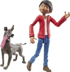 Mattel Miguel figure with movable joints enables dynamic poseable display.