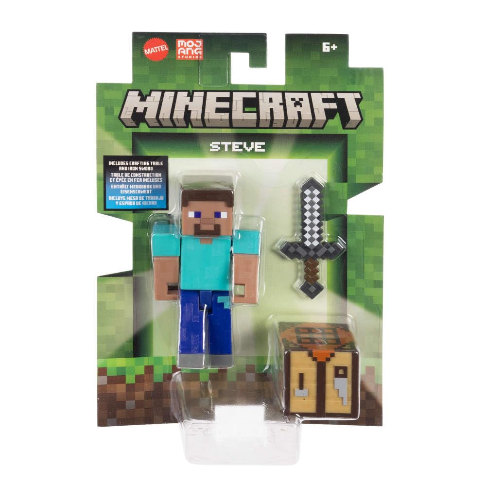 Mattel Minecraft accessory pack enables creative play setups.
