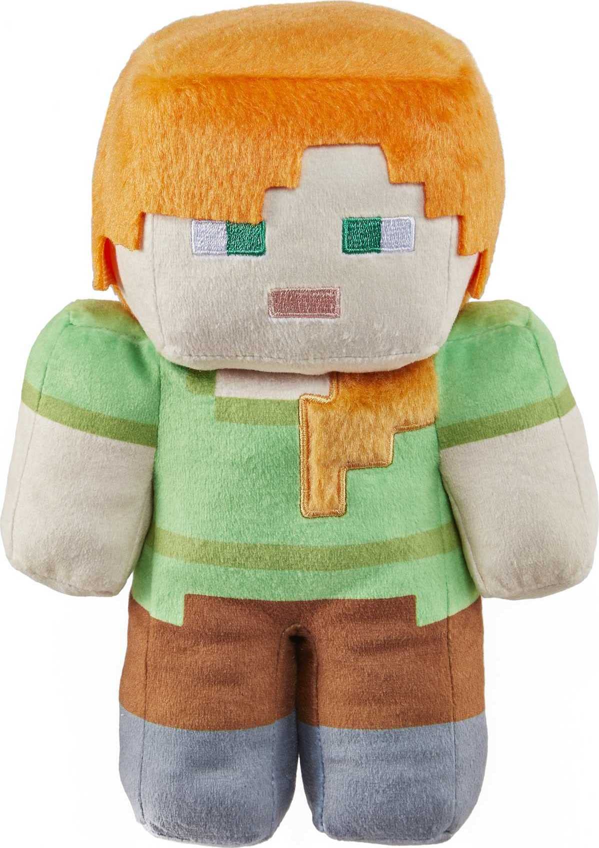 Mattel Minecraft Alex plush 8 inch cuddle buddy with soft fabric