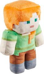 Alex plush wearing iconic Minecraft outfit for recognition