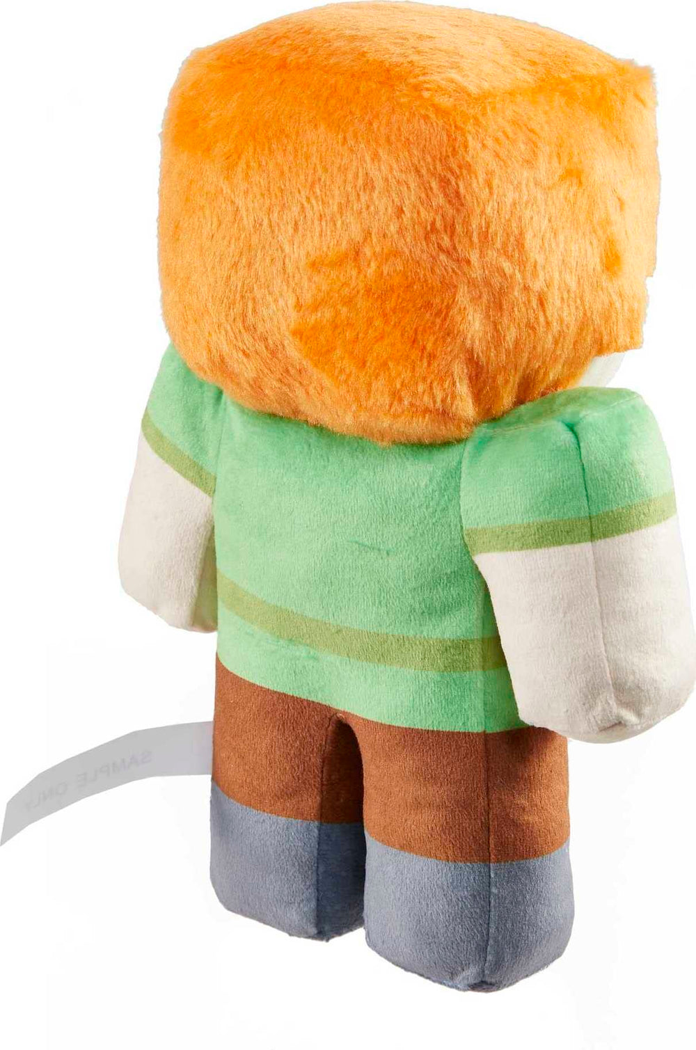 Pixel detailing on Alex plush for collectible appeal