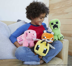 Mattel Minecraft plush 8-inch height offers a huggable, portable companion
