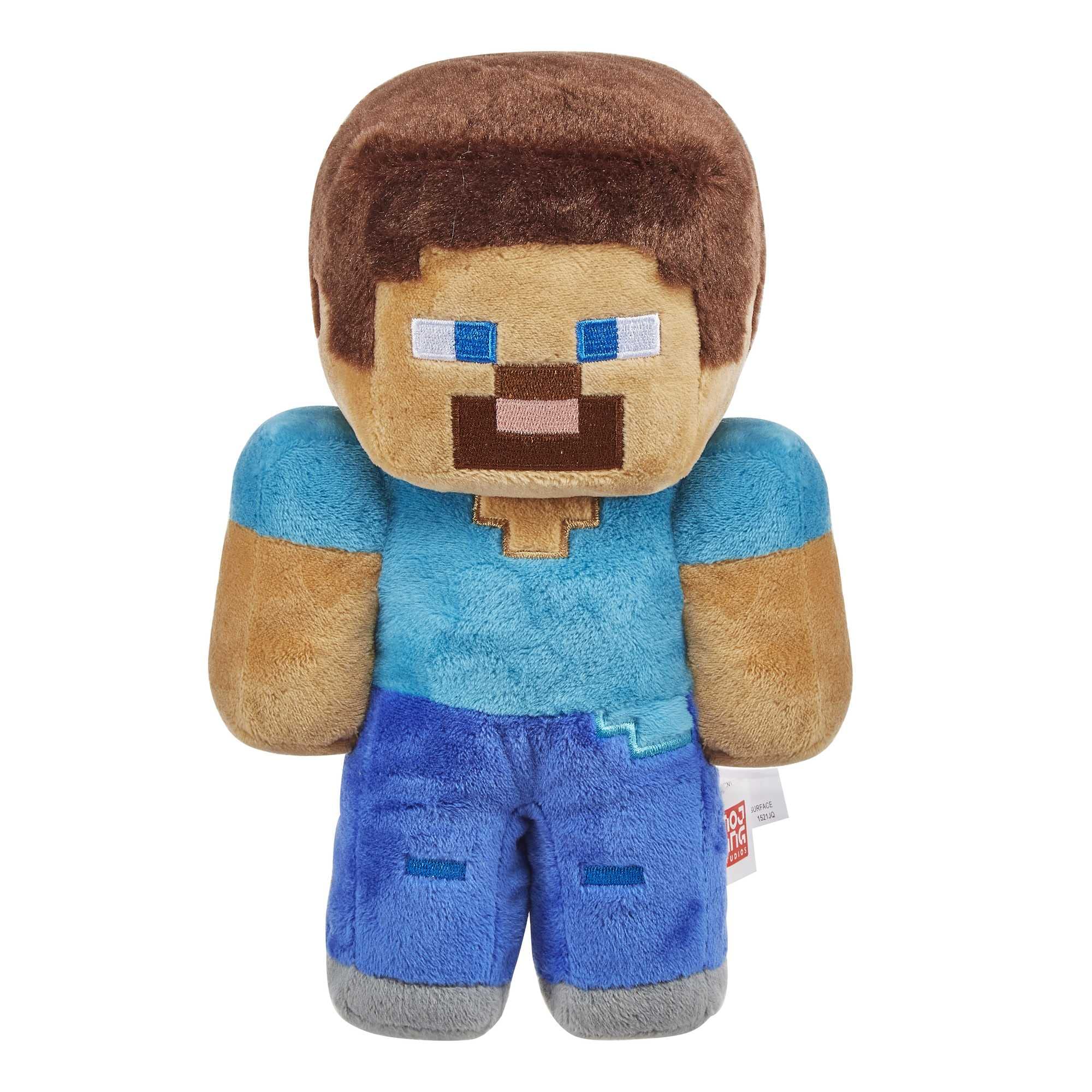 Mattel Minecraft Basic Plush Character 8-inch cuddly toy for imaginative play and collection.