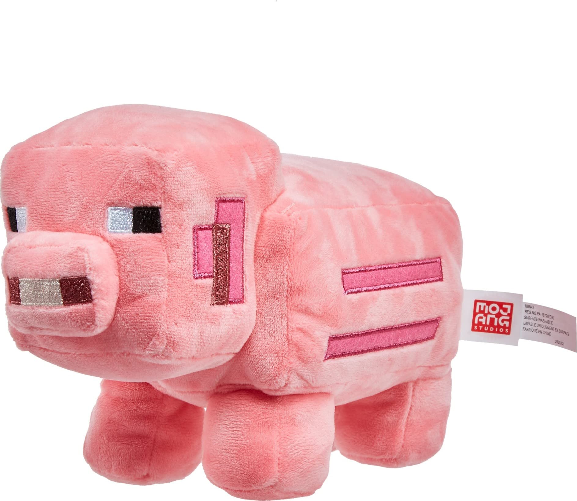 Mattel Minecraft basic plush figure with soft fabric for cozy hugs and playtime
