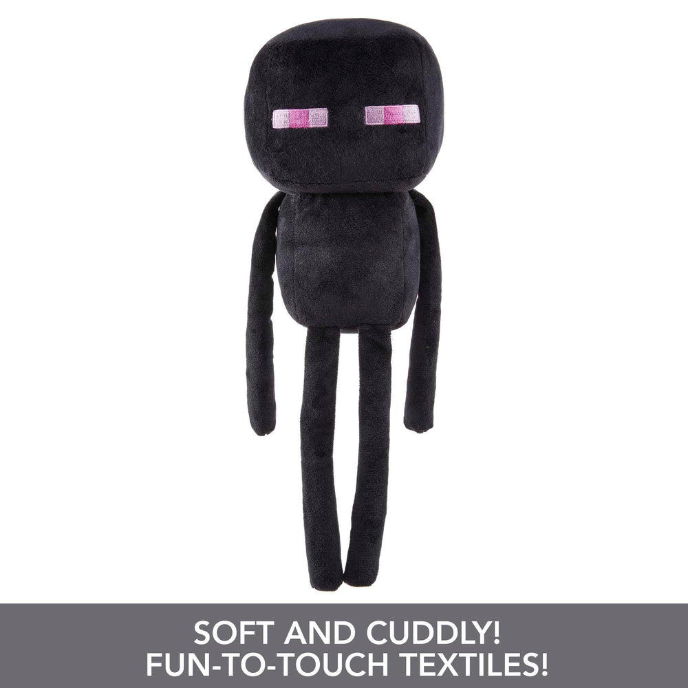 Mattel Minecraft plush uses premium fabrics for soft, durable cuddling.