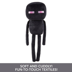 Mattel Minecraft plush uses premium fabrics for soft, durable cuddling.