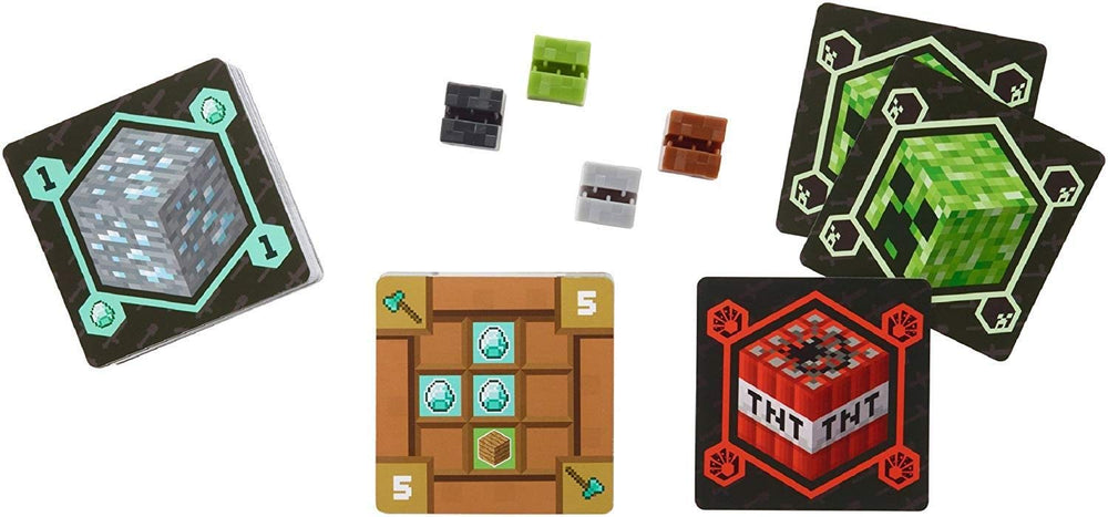 Mattel Minecraft Card Game craft cards ready for high scoring combos