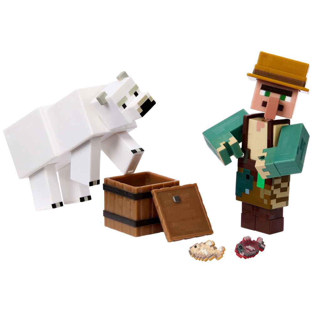 Mattel Minecraft characters offer recognizable variety for play scenarios