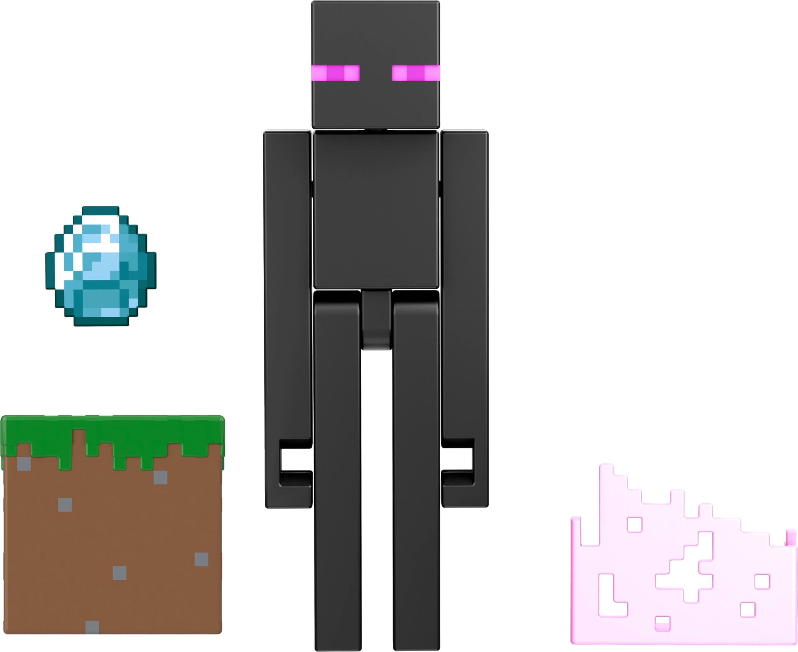 Mattel Minecraft color variations and decorations add collectible variety