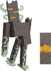 Mattel Minecraft The Creaking figure chest press activates vivid lights and sounds for immersive play