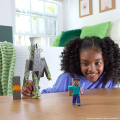 Mattel Minecraft The Creaking heart block accessory adds a tactile prop to adventures