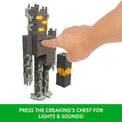Mattel Minecraft The Creaking lights-and-sounds respond to presses for dynamic play