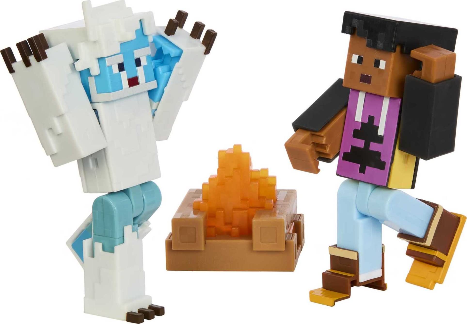 Mattel Minecraft Creator Series Camp Enderwood hoodie DLC for in-game customization.