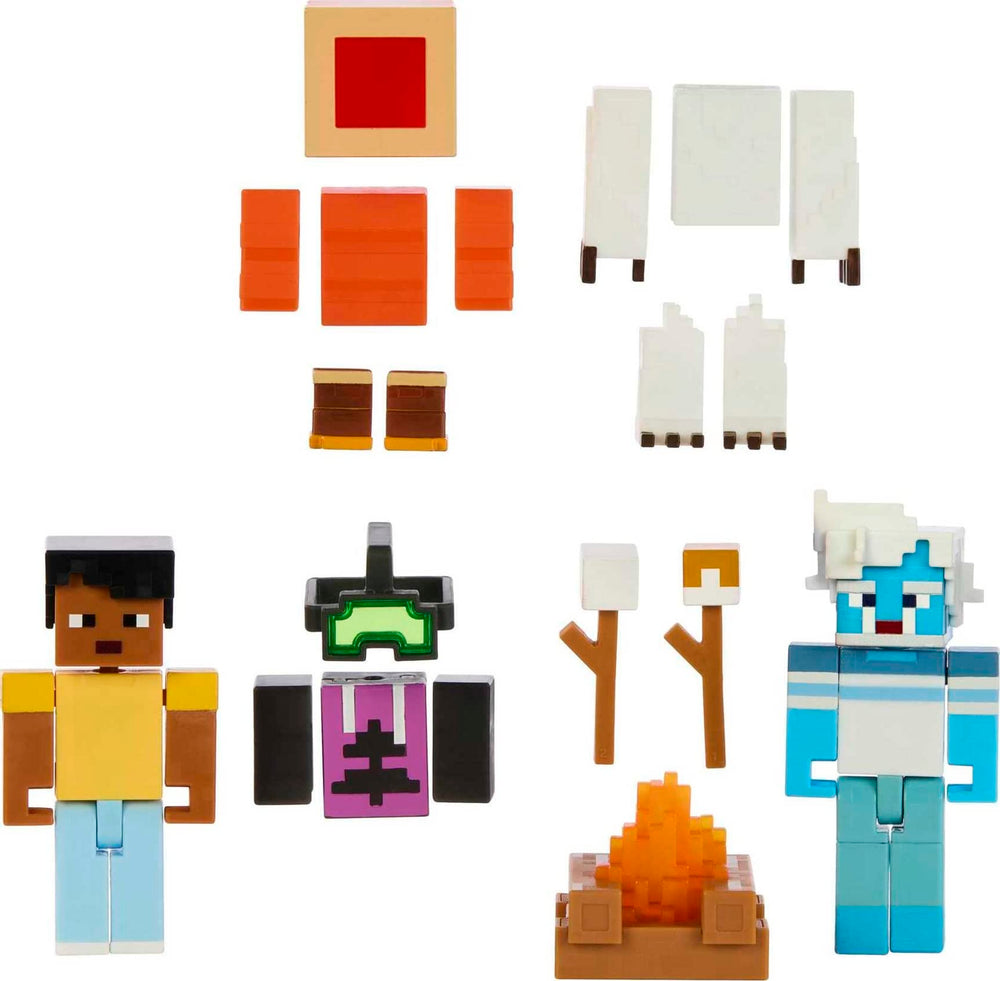 Mattel Minecraft Creator Series Mount Enderwood Yeti Scare Pack figure set for imaginative adventures.