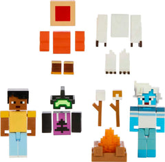 Mattel Minecraft Creator Series Mount Enderwood Yeti Scare Pack figure set for imaginative adventures.