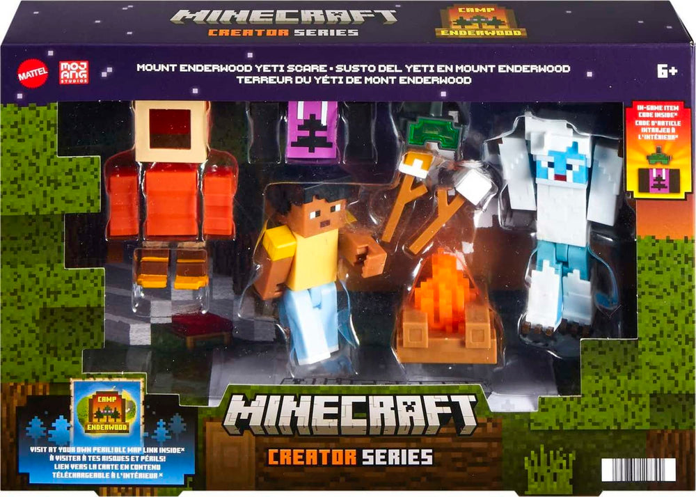 Mattel Minecraft Creator Series Night vision goggles DLC for stealth-themed play.