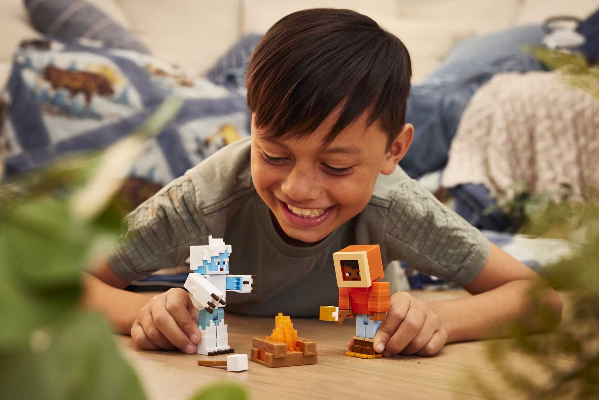 Mattel Minecraft Creator Series Steve adventurer figure ready for dynamic pose-and-play.