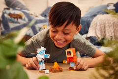 Mattel Minecraft Creator Series Steve adventurer figure ready for dynamic pose-and-play.