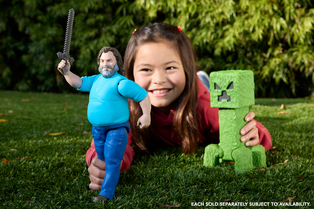 Mattel Minecraft Creeper 12-inch figure for action-packed scenes
