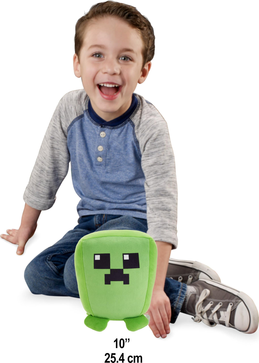 Mattel Minecraft Cuutopia pixelated-costume plush 10-inch collectible display