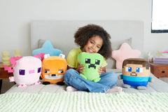 Mattel Minecraft Cuutopia Steve plush 10-inch iconic costume for storytelling