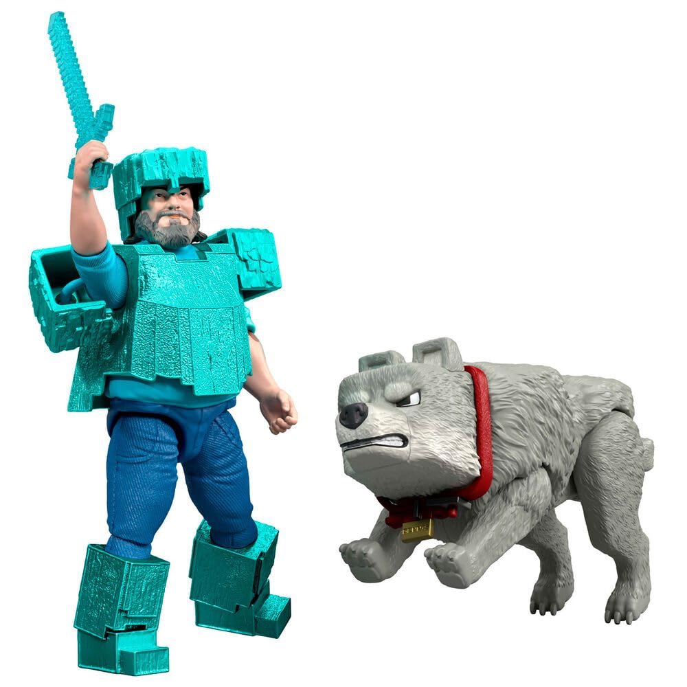 Mattel Dennis the Wolf figure ready to partner with Steve in adventures.