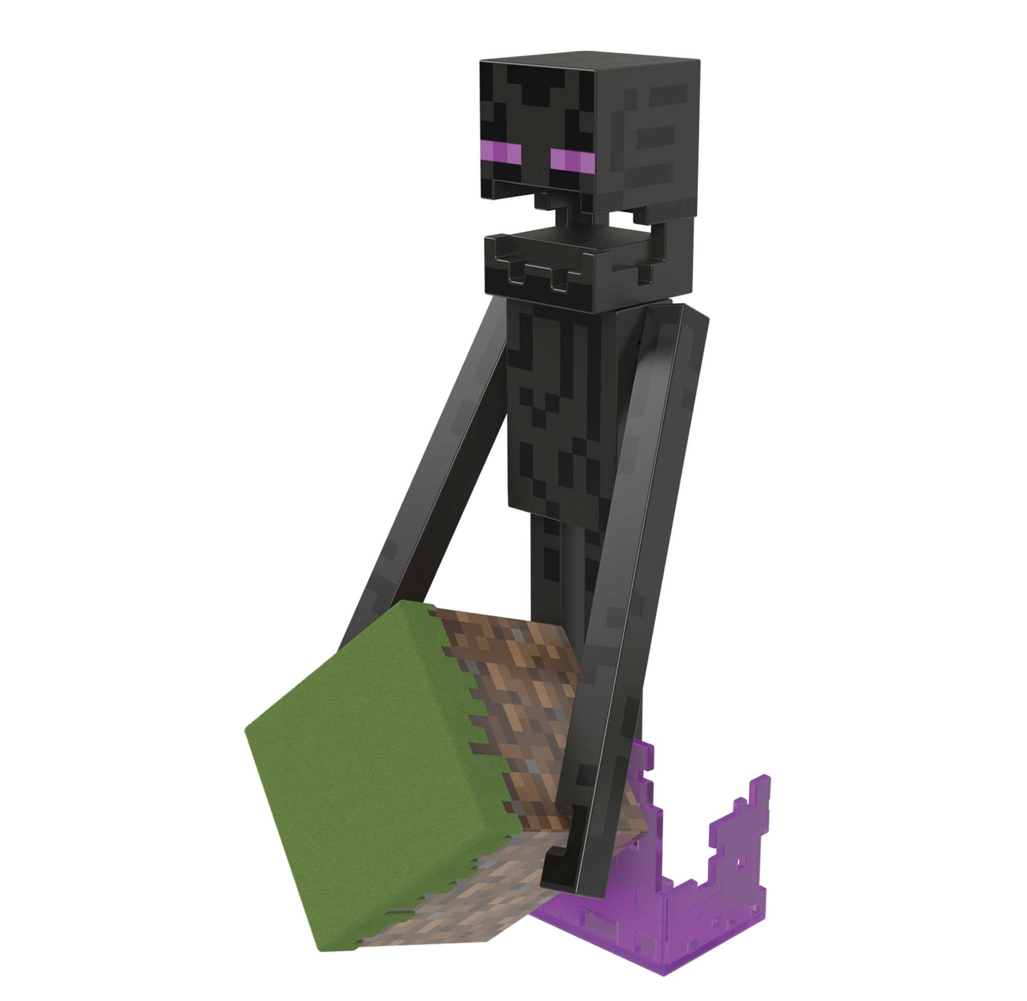 Diamond Level accessory pieces on Mattel Minecraft Enderman for storytelling.