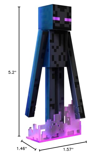 Gift-ready Mattel Minecraft Diamond Enderman figure for fans.