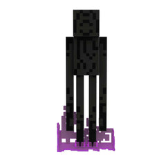 Enderman action figure from Mattel with movable joints for dynamic poses.