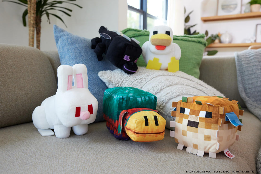 Mattel Minecraft Ender Dragon plush texture detail enhances tactile play and collecting appeal.