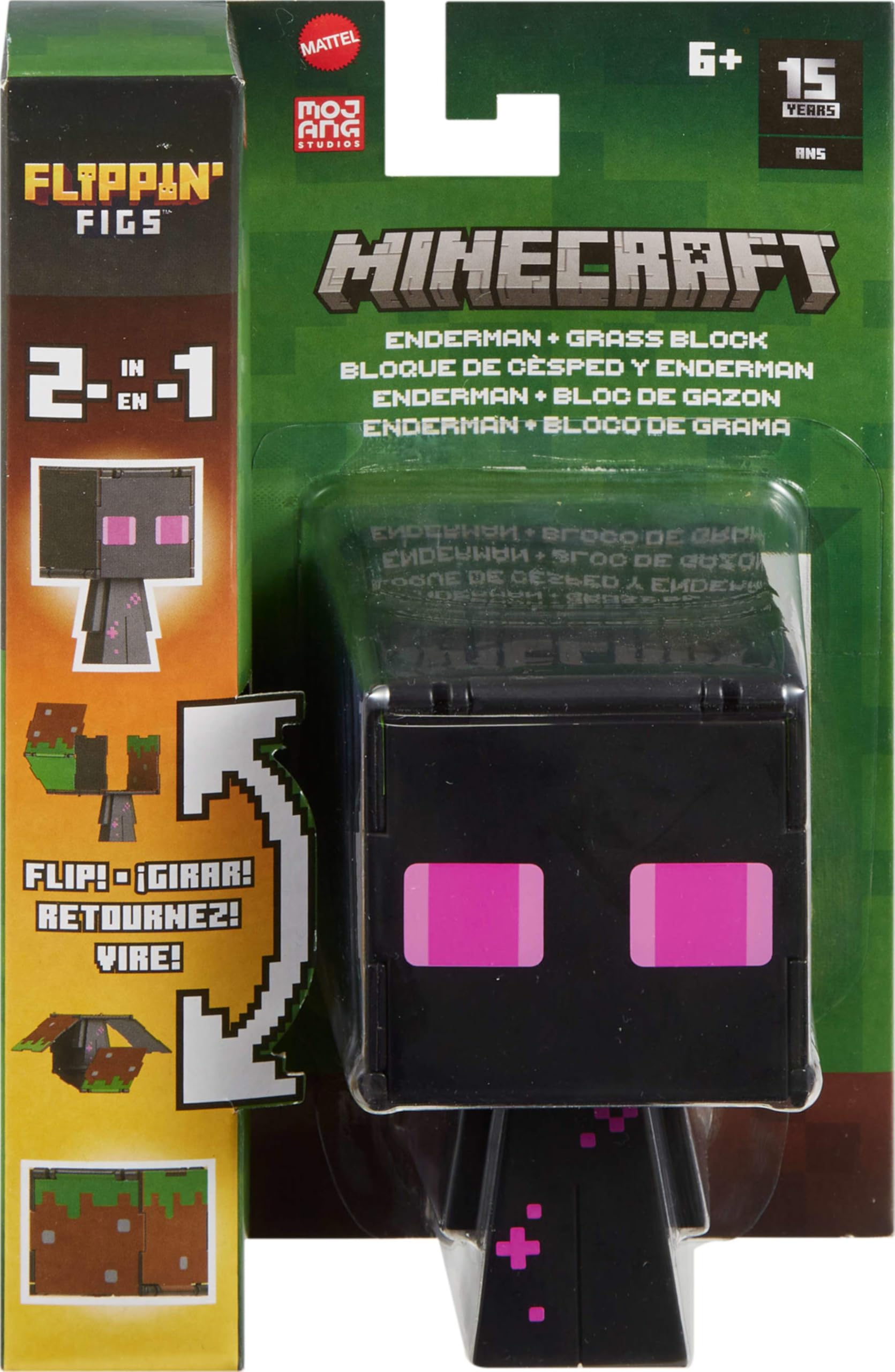 Mattel Minecraft Flippin' Figs enhance tactile fidgeting and imaginative play.