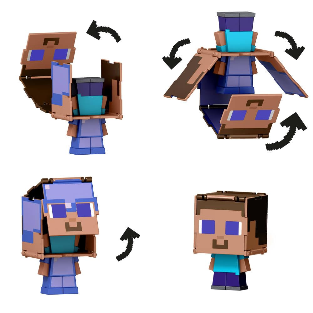 Mattel Minecraft Flippin Figs collection encourages playful collecting