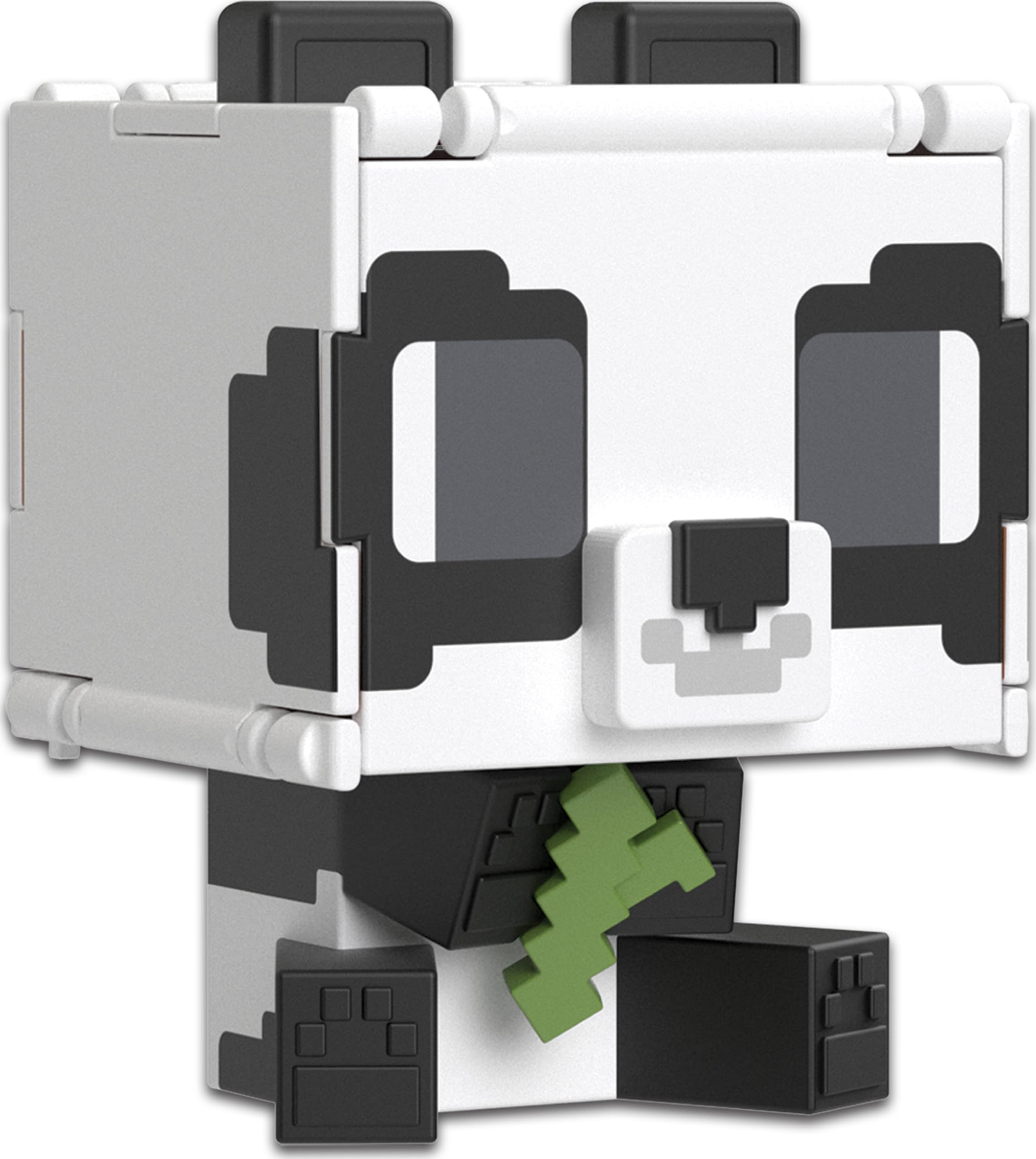 Mattel Minecraft Flippin' Figs head-panel flip enables quick 2-in-1 reveals.