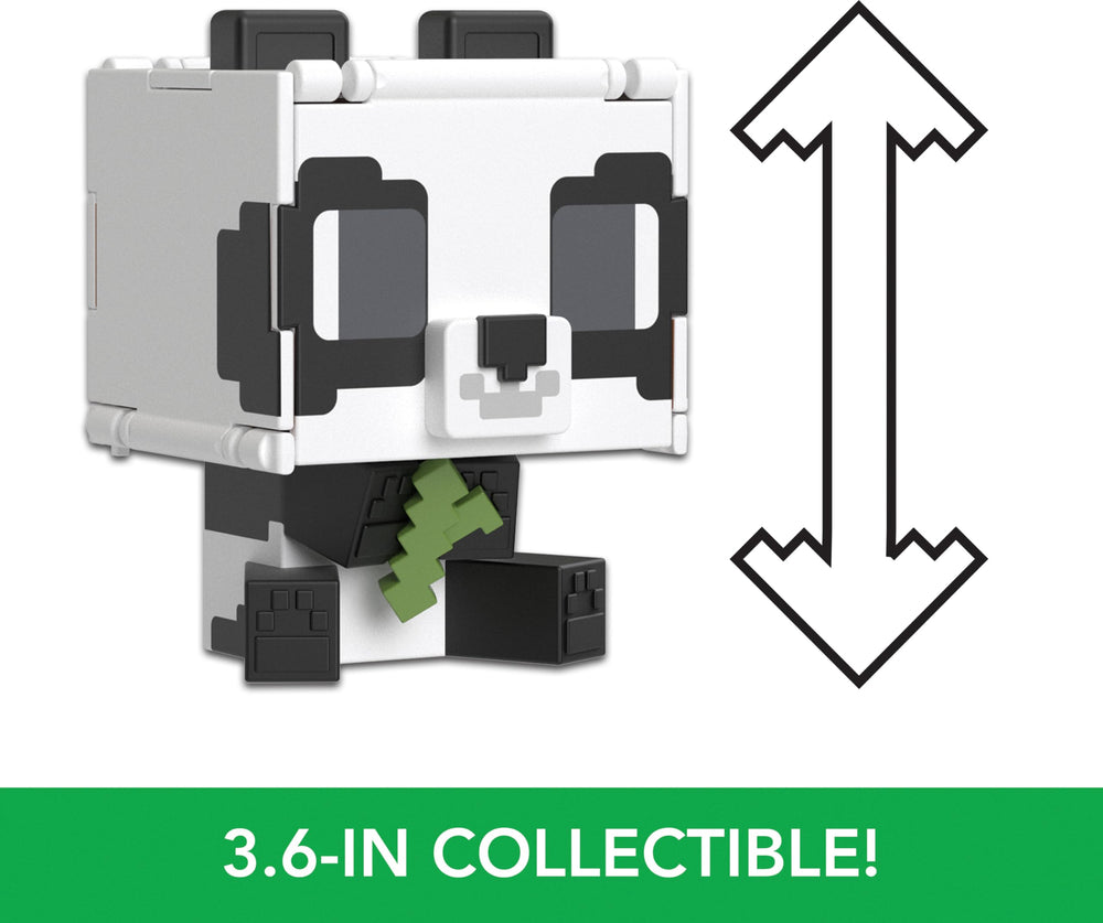 Mattel Minecraft Flippin' Figs showcase pixelated design faithful to Minecraft.