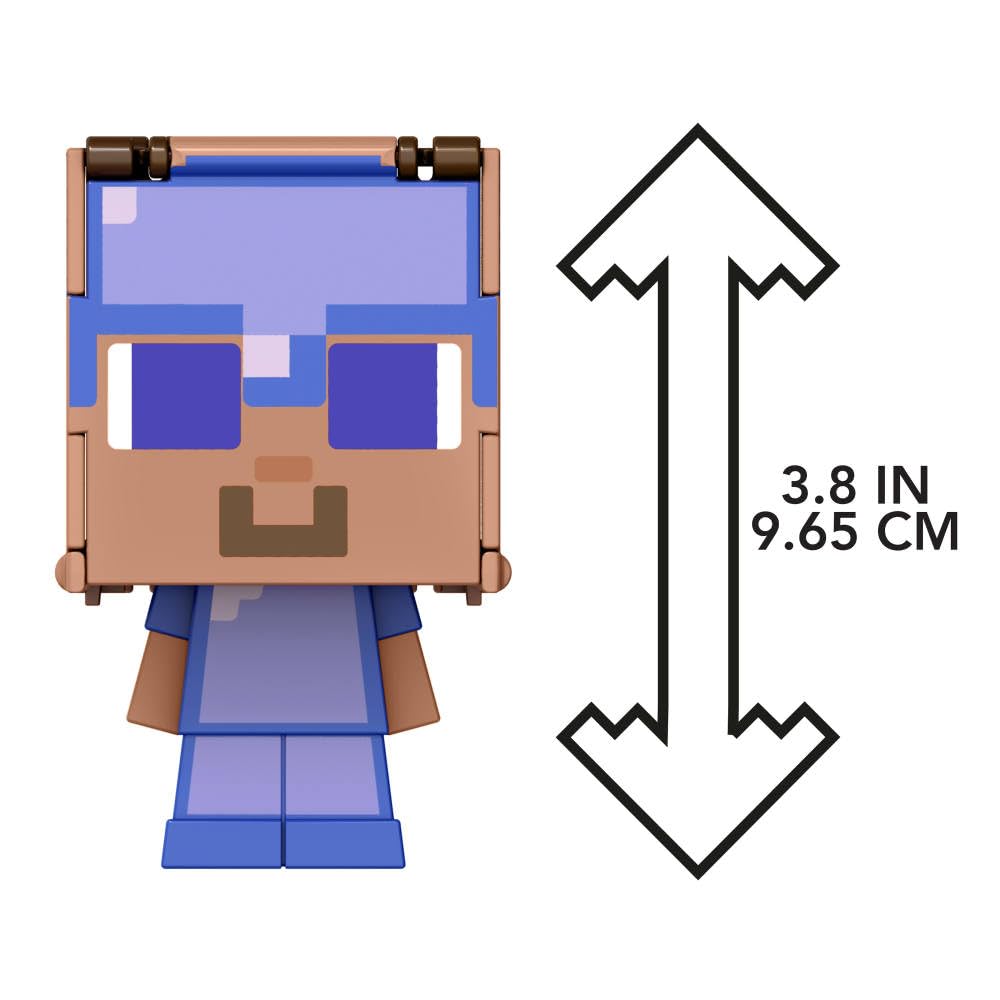Mattel Minecraft Flippin Figs ideal for fans ages six and up